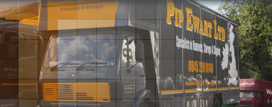 The Pip Ewart Ltd van in full glory.